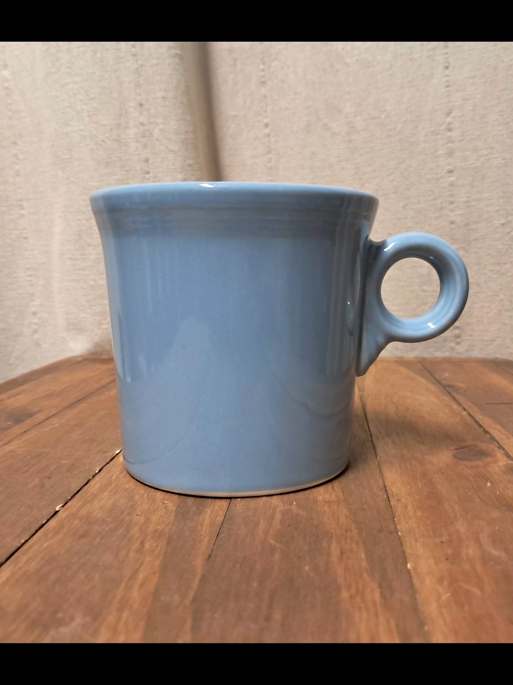 Vintage Fiesta Periwinkle Blue Tom & Jerry Ring Handle Mug - Retired Color